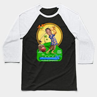 Jerry's Golf Art Baseball T-Shirt